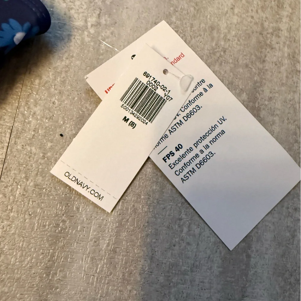 Old Navy cutout red / white / blue one-piece swimsuit